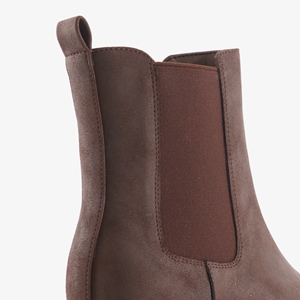 Blue Box lage dames chelsea boots bruin