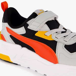 Puma Trinity Lite AC+ kinder sneakers grijs rood