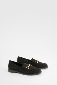 Boohoo Loafers Met Ketting Detail, Black