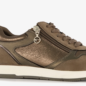 Tamaris dames sneakers bruin brons