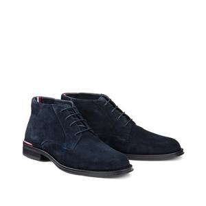 Tommy hilfiger Bottines met veters, in suèdeleer