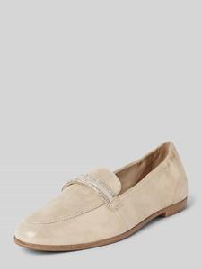 Tamaris Loafers van leer in effen design