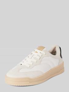 Newd Tamaris Sneakers van leer met vetersluiting