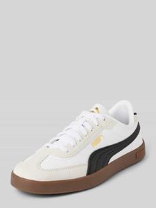 Puma Leren sneakers met contrastgarnering, model ' Club II Era'