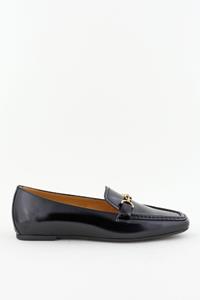 Tods loafers met gouden gesp zwart