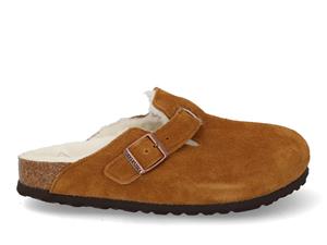 Birkenstock Boston shearling narrow 100114 mink Cognac 