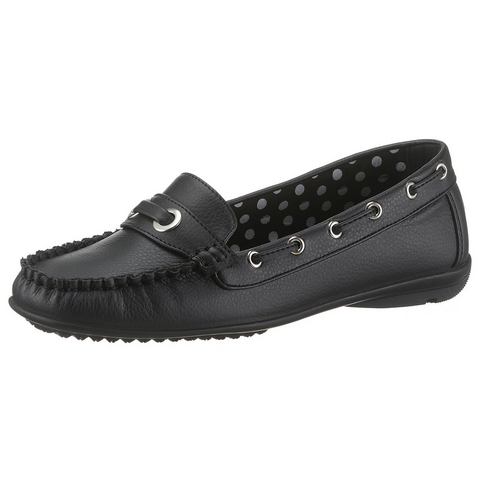 CITY WALK Mocassins Slipper, feestdagsschoen, slip-on schoen met modieuze versierband