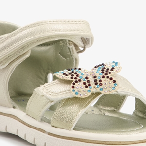 Blue Box meisjes sandalen met vlinder