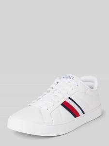 Tommy Hilfiger Leren sneakers met contraststrepen, model 'ICON COURT'