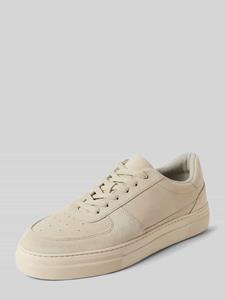 Selected Homme Sneakers van leer met vetersluiting, model 'HARALD'