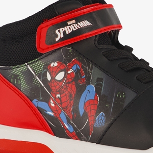 Spider-Man jongens sneakers met lichtjes zwart