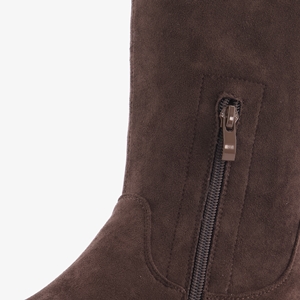 Blue Box hoge dames stretch boots bruin