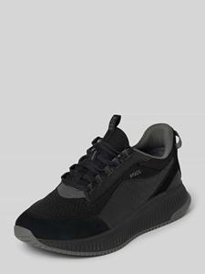 Boss Leren sneakers met labeldetails