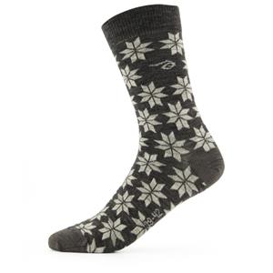 Ivanhoe of Sweden  Women's Wool Sock Snowflake - Merinosokken, grijs