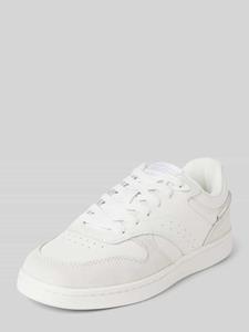 Marc O'Polo Lage sneakers met details van wildleer