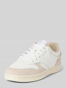 Marc O'Polo Lage sneakers met details van wildleer