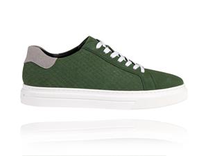 Lureaux Green Essential Sneakers  - Handgemaakte Nette Schoenen Voor Heren