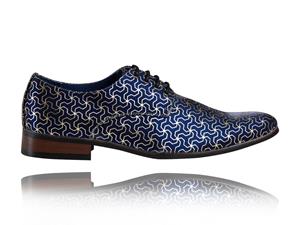 Lureaux Blue Majesty  - Handgemaakte Nette Schoenen Voor Heren