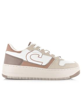 Cruyff  Campo Low Lux taupe sneakers Wit Leerlook Lage sneakers Dames