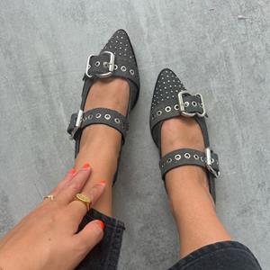 COPENHAGEN SHOES FUTURE VIBES - BLACK DENIM |   |  Ballerinas |  Dames