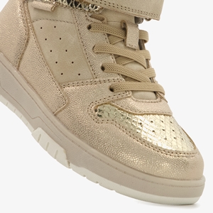 Blue Box hoge meisjes sneakers goud