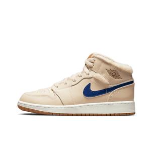 Nike Air jordan 1 mid fleece pearl white (gs)