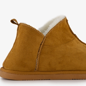 Thu!s halfhoge heren pantoffels bruin