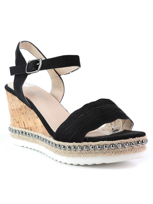 Fashionize Wedges Priscilla Zwart