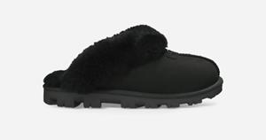 Ugg Coquette Pantoffels voor Dames in Black  Leder