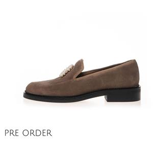 COPENHAGEN SHOES THE SHINE LOAFER SUEDE (P) - TABACCO (DODO) |   |  Loafers |  Dames