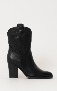 Jurkjes Cowboy Boots High Heel Milany Black