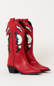 Jurkjes Alex Cowboy Boots Red