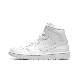 Nike Air jordan 1 mid white snakeskin (w)