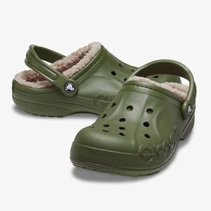 Crocs Baya Lined heren klompen gevoerd groen