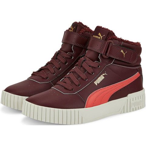 PUMA Sneakers Carina 2.0 Mid WTR Jr met klittenbandsluiting voor jongeren