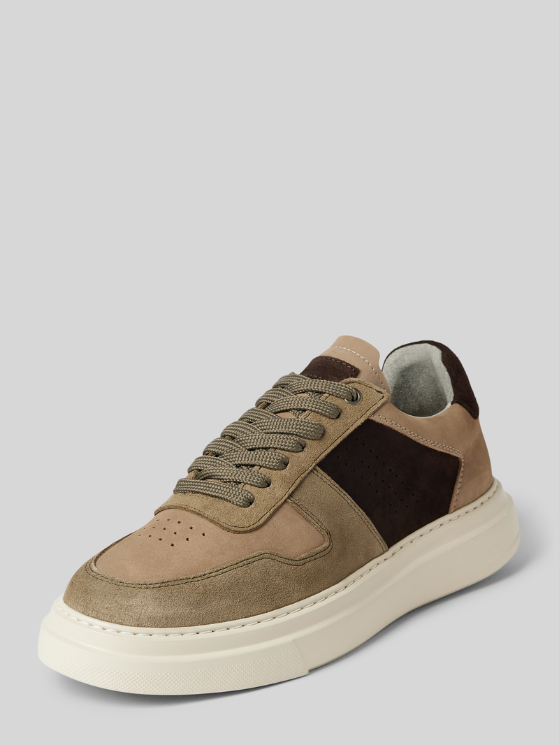 Digel Sneakers van leer met vetersluiting, model 'Snoop'