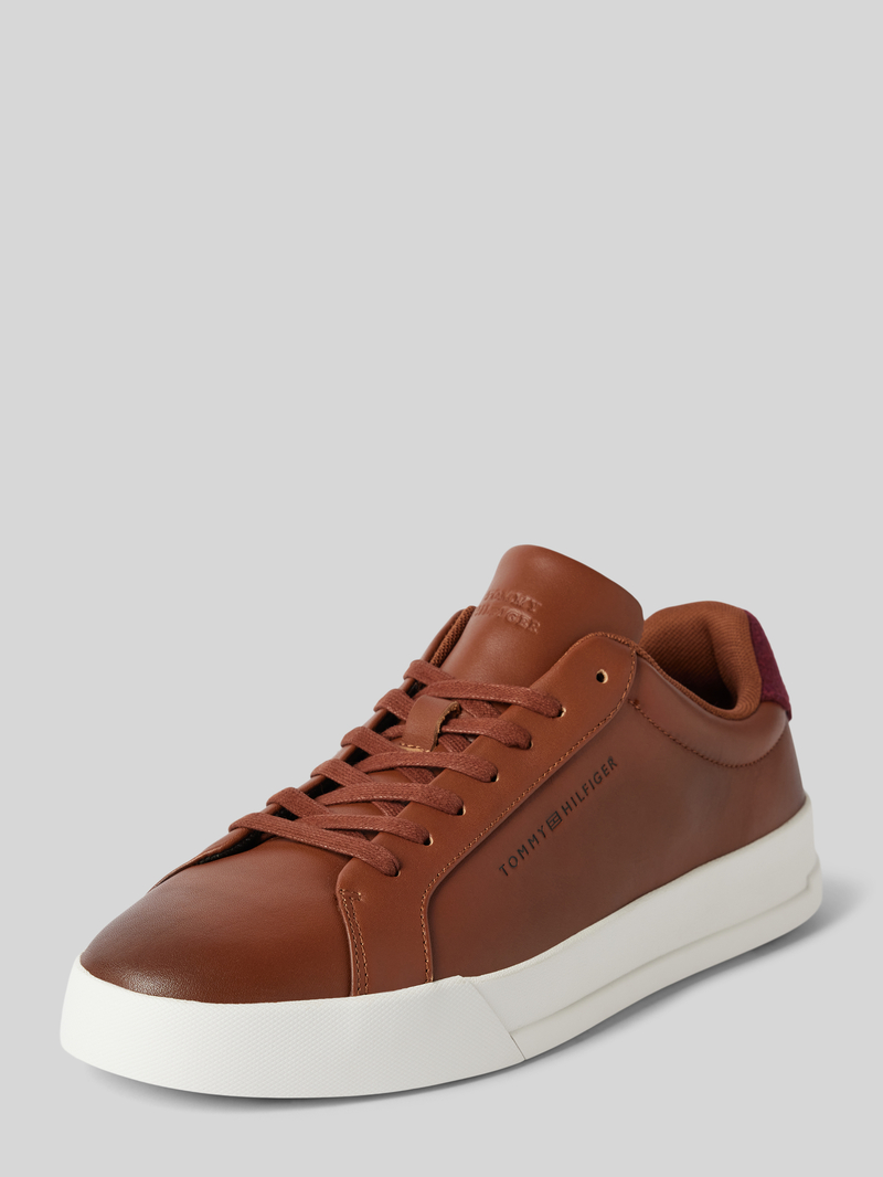 Tommy Hilfiger Sneakers van leer met labeldetail