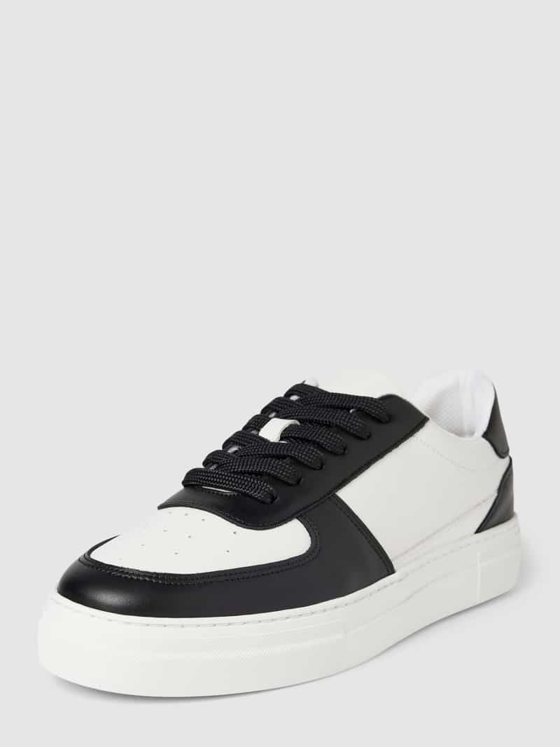 Selected Homme Leren sneakers in effen design, model 'HARALD'