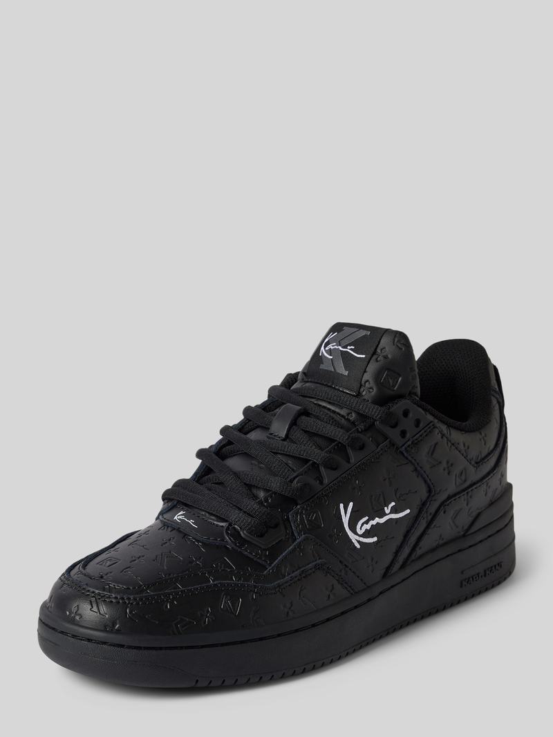 Karl Kani Leren sneakers met labeldetails