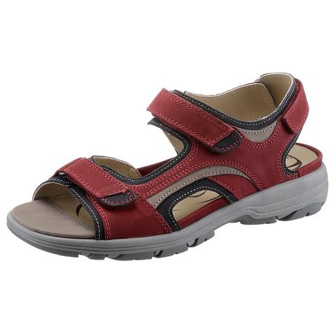 Waldläufer Sandalen zomerschoen, outdoorschoen, sleehak, in trekkinglook, h-breedte