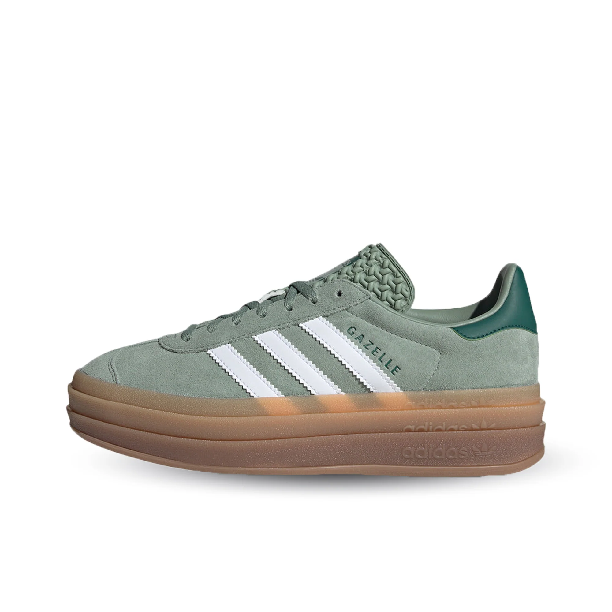 Adidas Gazelle bold silver green (w)