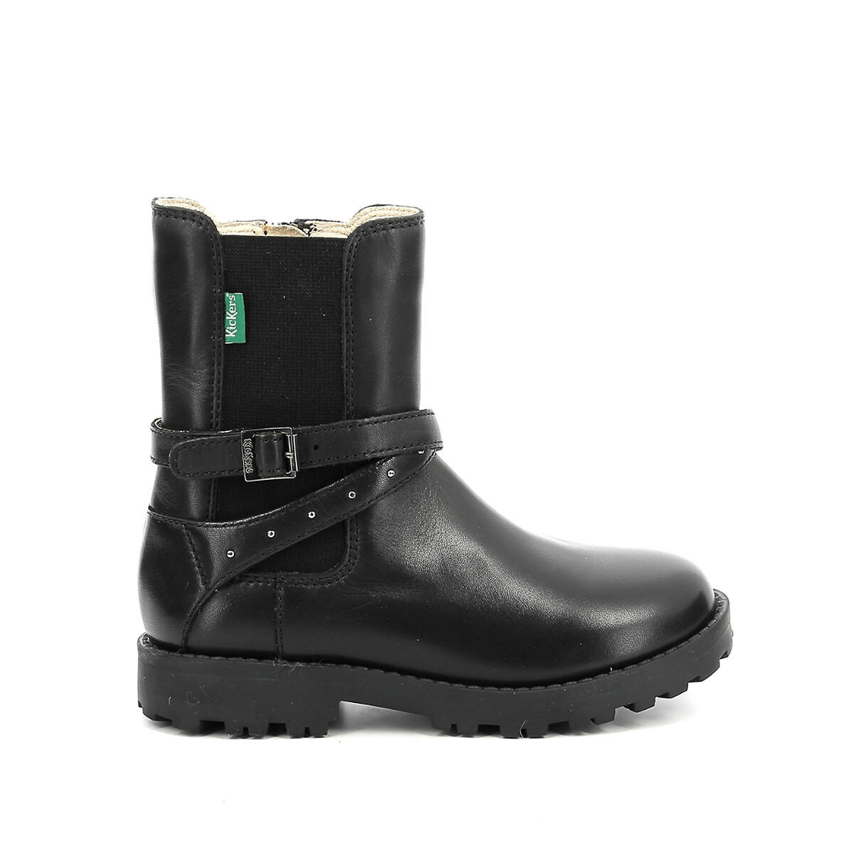 Kickers Bottines in leer Groozmy