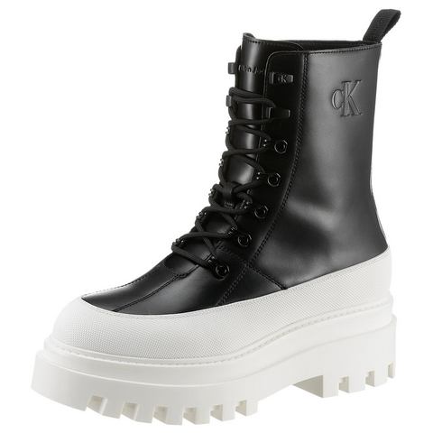 Calvin Klein Veterlaarsjes FLATFORM LACE UP BOOT LTH