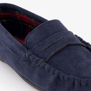 Thu!s heren mocassin pantoffels blauw