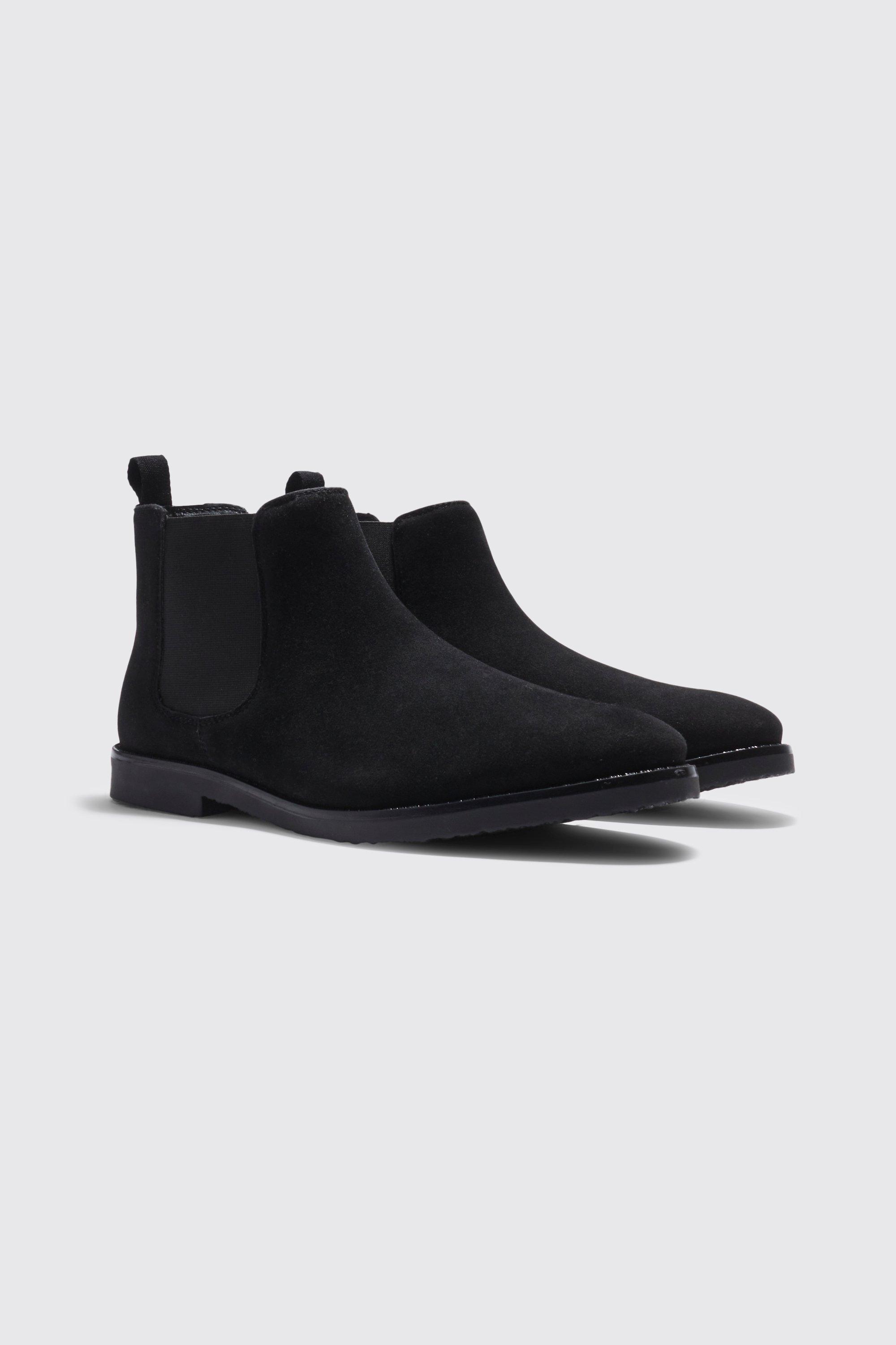 Boohoo Chelsea Boots, Black