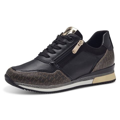 Marco Tozzi Sneakers met zijrits, vrijetijdsschoen, halve schoen, veterschoen