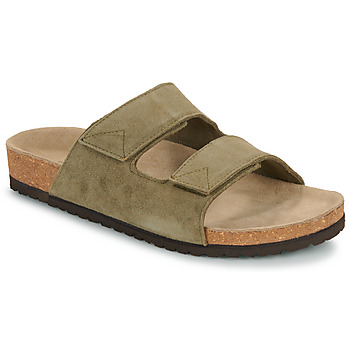 Selected Slippers  SLHBASTIAN SUEDE STRAP SLIDER B