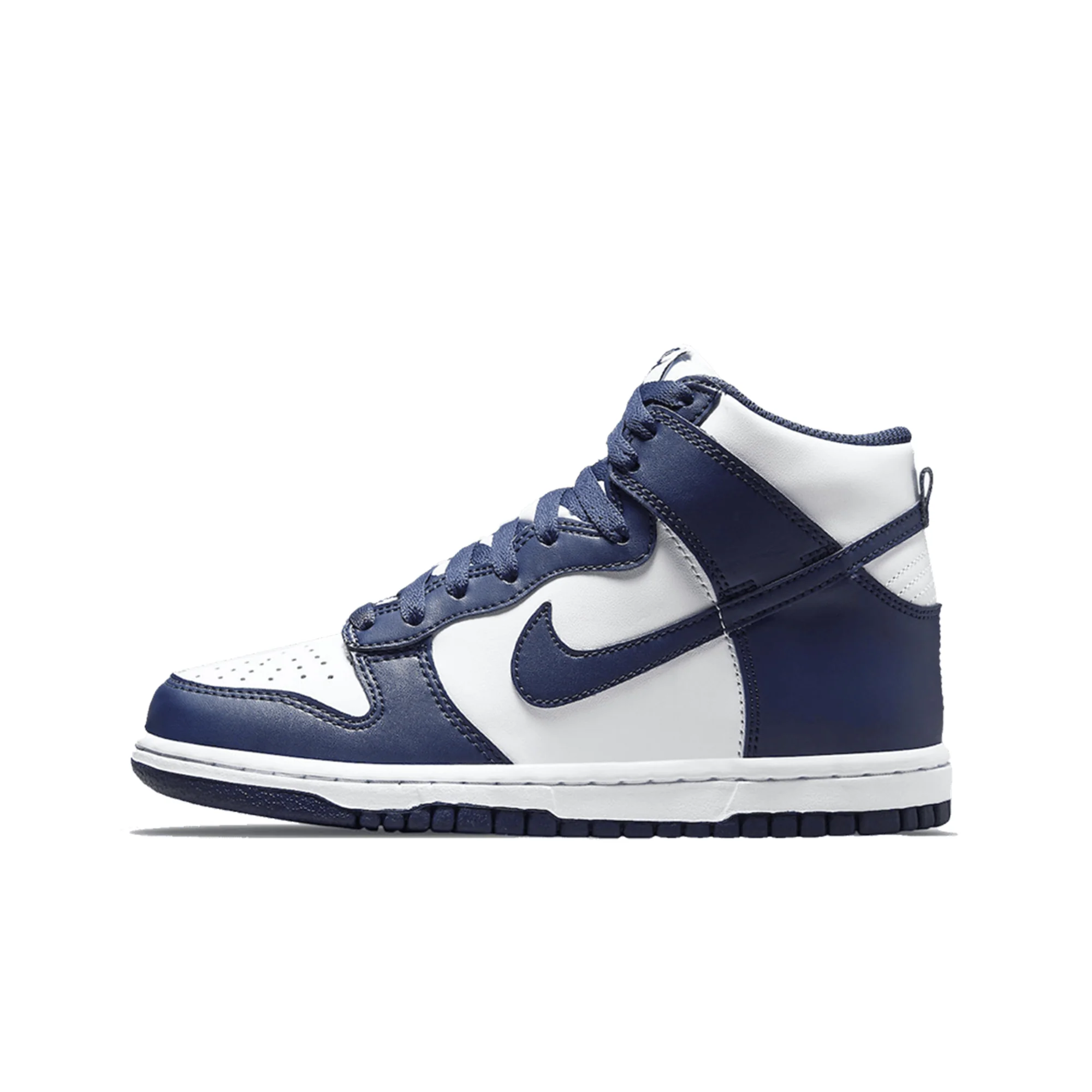 Nike Dunk high navy white (gs)