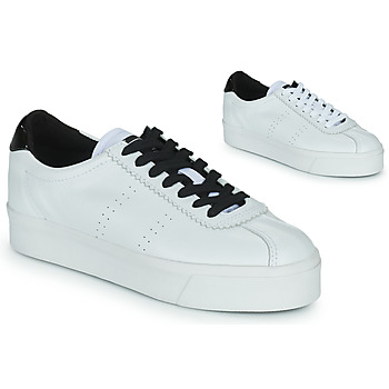 Superga Lage Sneakers  WHITE BLACK