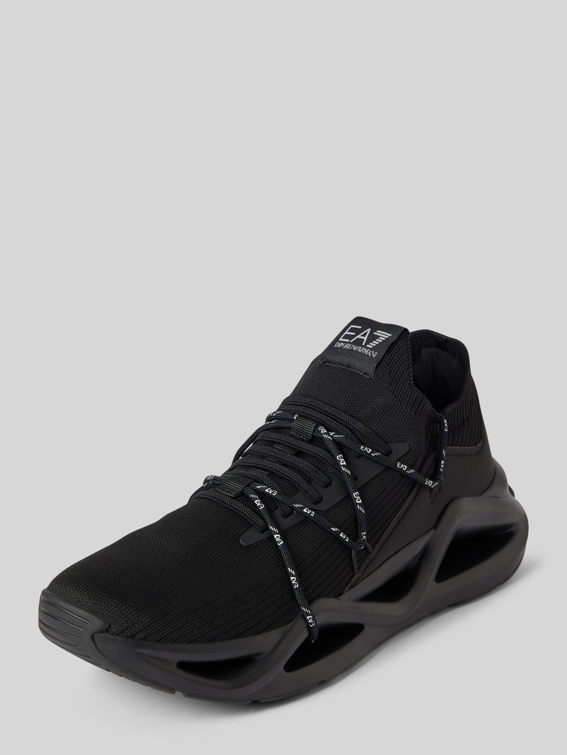 EA7 Emporio Armani Sneakers met labeldetail